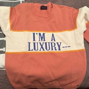 Trendy band name sweater only worn a few times